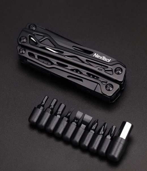Походный мультиинструмент Xiaomi Nextool Black Knight 11 в 1 с плоскогубцами T09010 фото