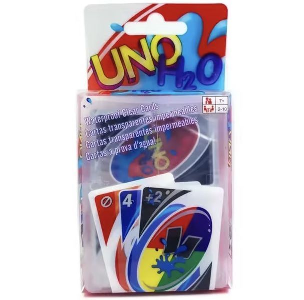 Карточная игра UNO H2O водостойкая семейная версия в пластиковом кейсе BG1768 фото