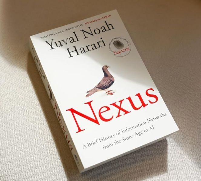 Книга Nexus Yuval Noah Harari англійською історія технологій і ШІ BG17126 фото