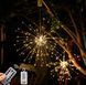 Гірлянда світлодіодна білий теплий пучок феєрверк 200 LED на батарейках з пультом G03041A фото 6