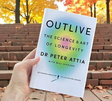 Книга Outlive Доктор Питер Аттиа советы по здоровью и долголетию BG1769 фото